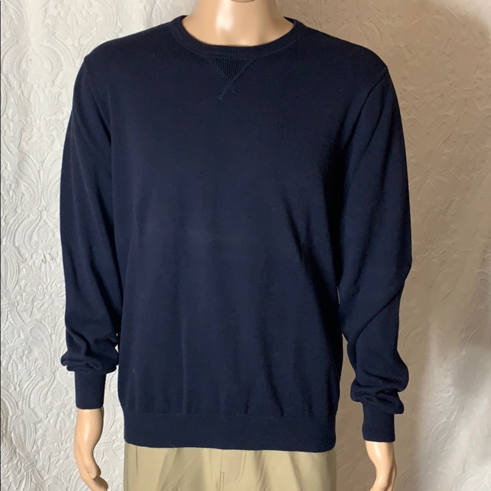 J Crew blue sweater